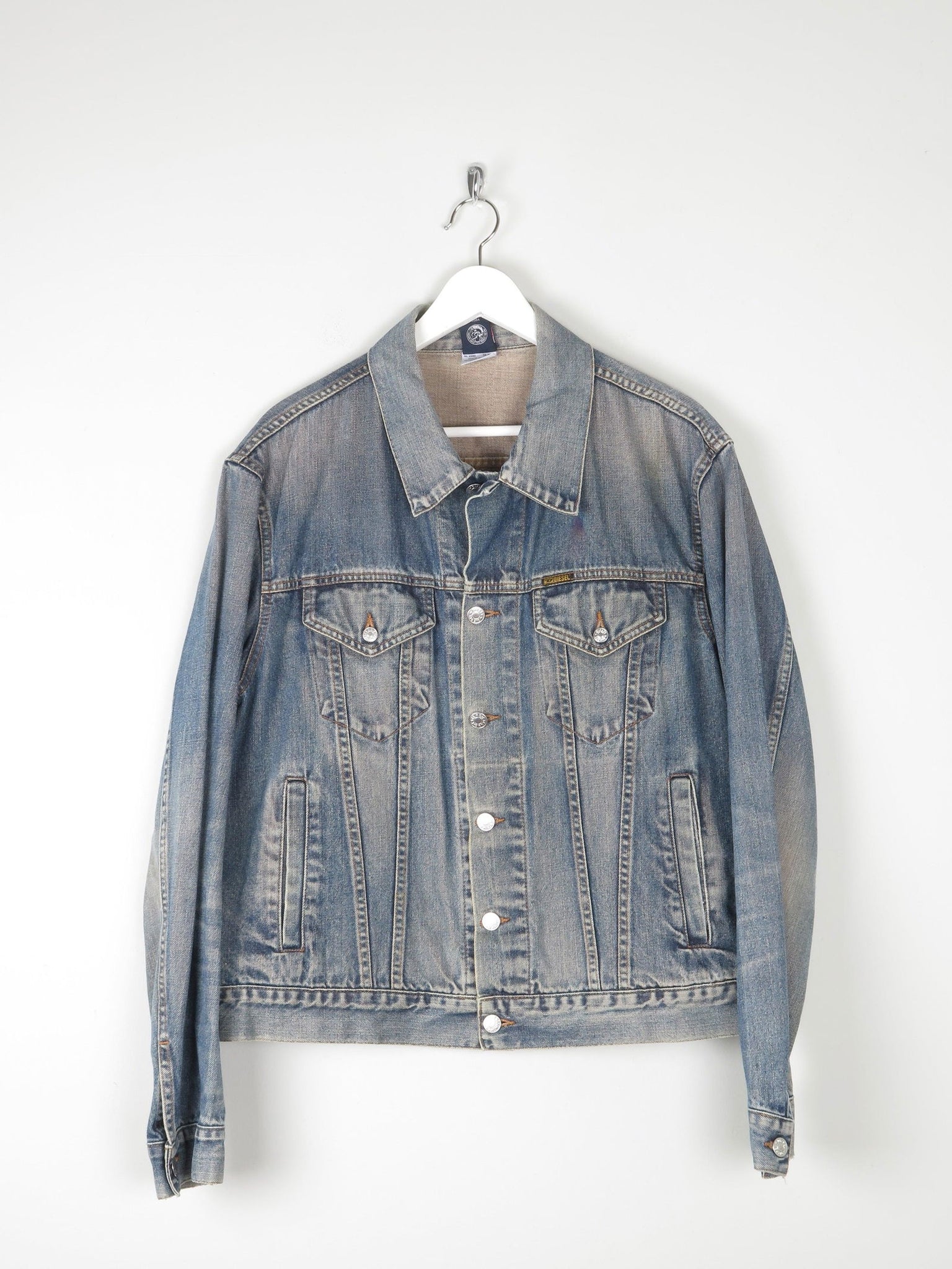 Men’s 1990s Vintage Diesel Denim Jacket M - The Harlequin