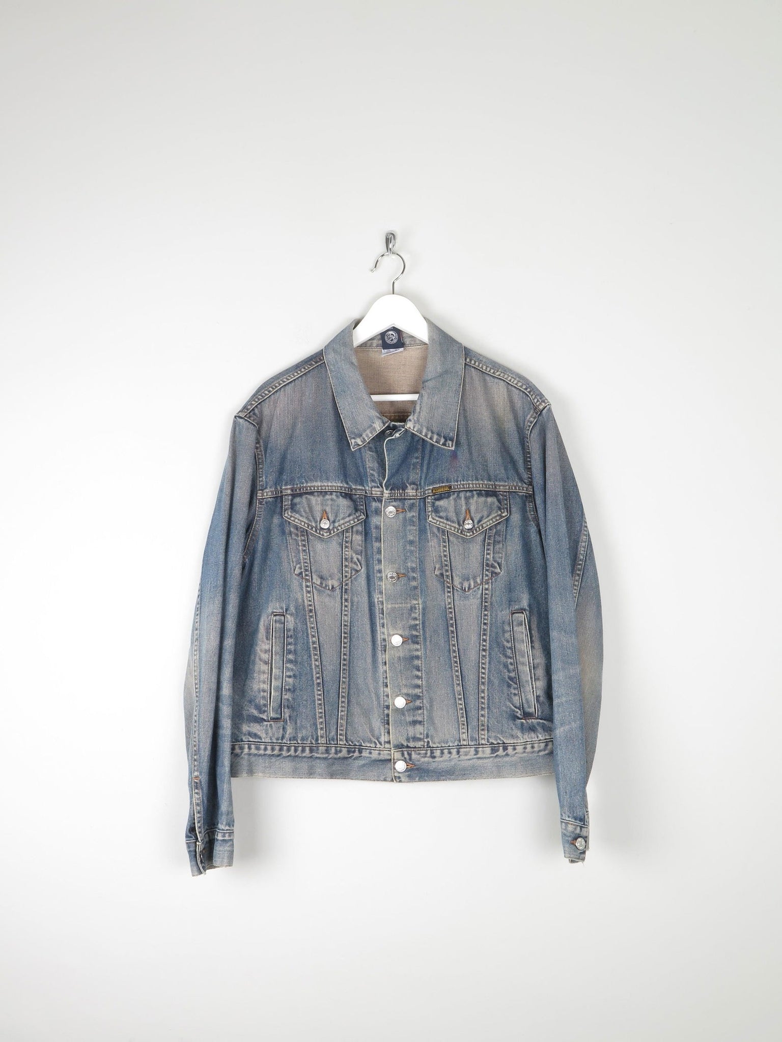 Men’s 1990s Vintage Diesel Denim Jacket M - The Harlequin