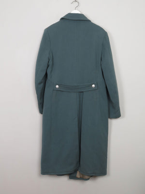 Men's Aqua Green Military Coat - The Harlequin