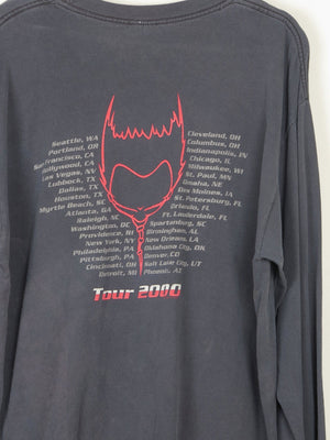 Men's Black Long Sleeved Vintage Static X Tour T-shirt XL - The Harlequin