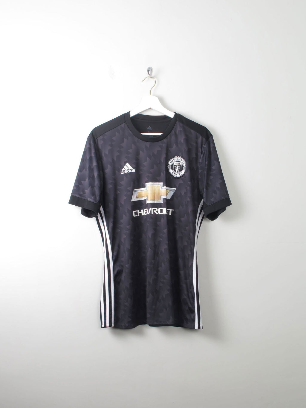 Men's Black Manchester United Top M - The Harlequin