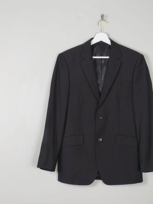 Men's Black Tailored Vintage Jacket 38"R/ S - The Harlequin