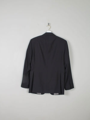 Men's Black Tailored Vintage Jacket 38"R/ S - The Harlequin