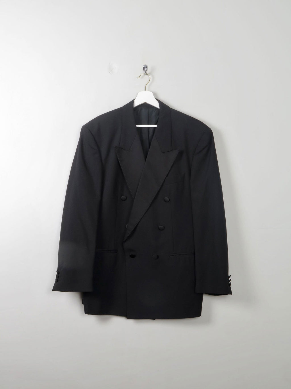 Men's Black Vintage Tuxedo Jacket 42" - The Harlequin