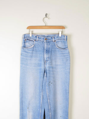 Men's Blue Denim Vintage Orange Tab Levi's Jeans 32"/36"L - The Harlequin