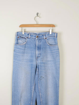 Men's Blue Denim Vintage Orange Tab Levi's Jeans 32"/36"L - The Harlequin