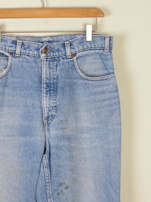 Men's Blue Denim Vintage Orange Tab Levi's Jeans 32"/36"L - The Harlequin