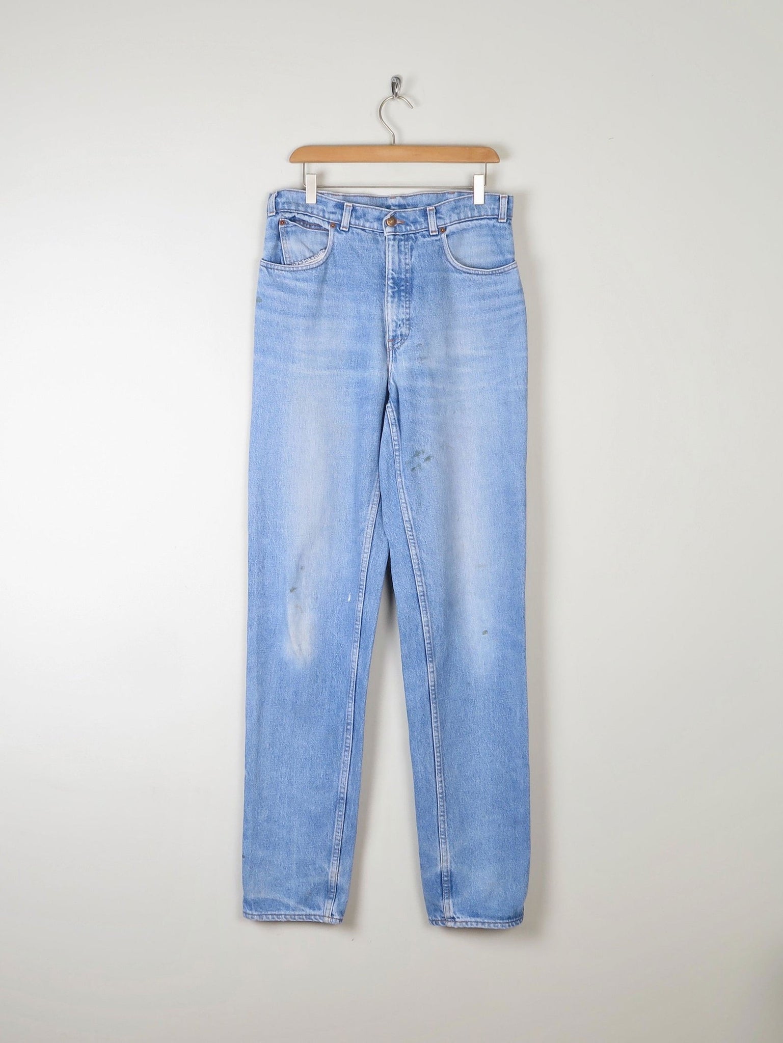 Men's Blue Denim Vintage Orange Tab Levi's Jeans 32"/36"L - The Harlequin