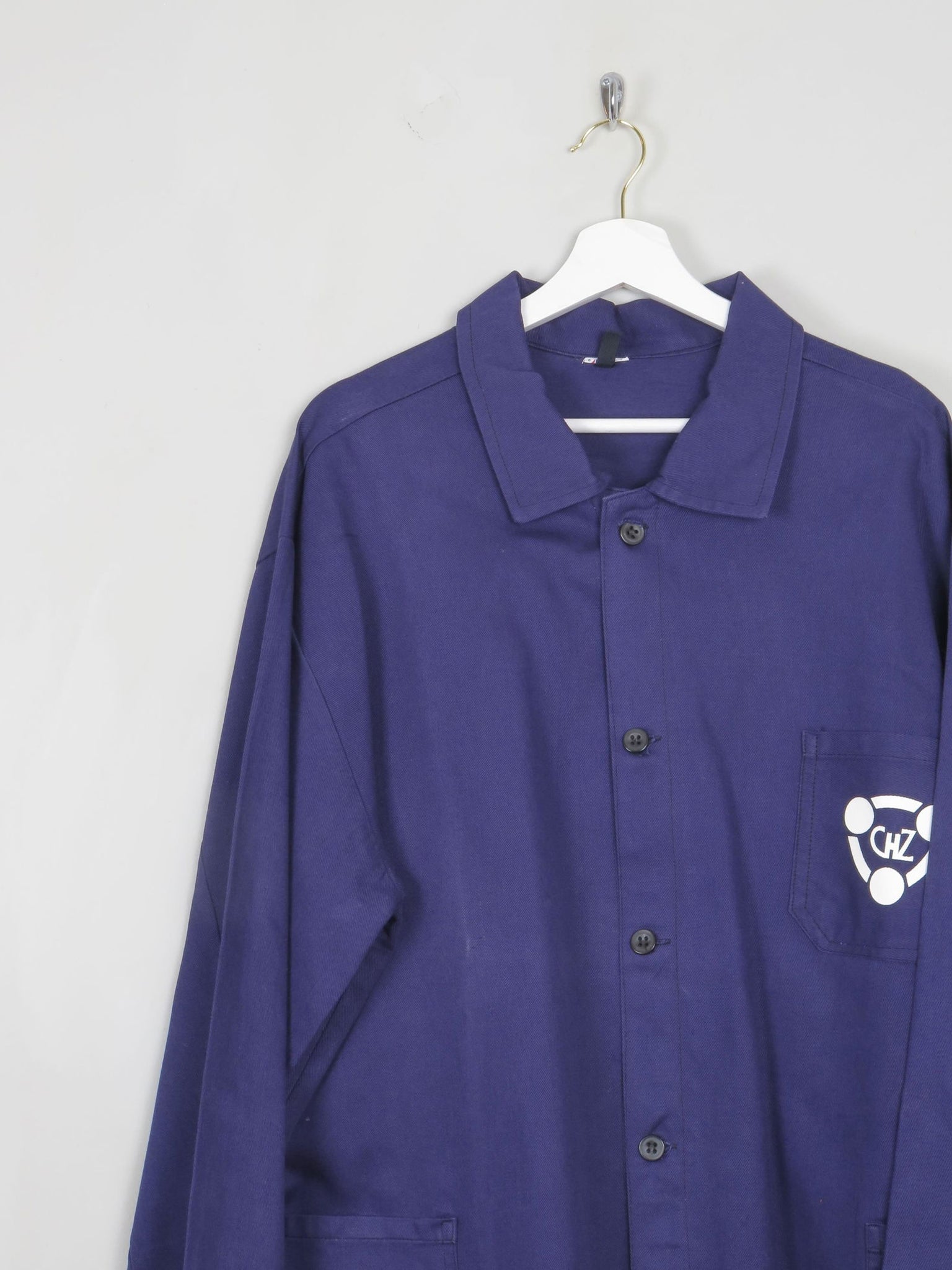 Men's Blue Vintage Work Jacket L - The Harlequin