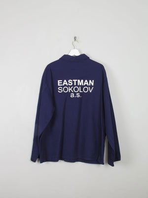 Men's Blue Vintage Work Jacket L - The Harlequin