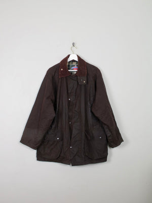 Men's Brown Vintage Wax Jacket M - The Harlequin