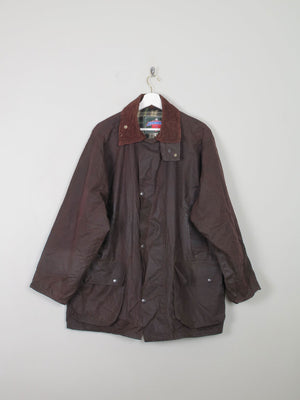 Men's Brown Vintage Wax Jacket M - The Harlequin
