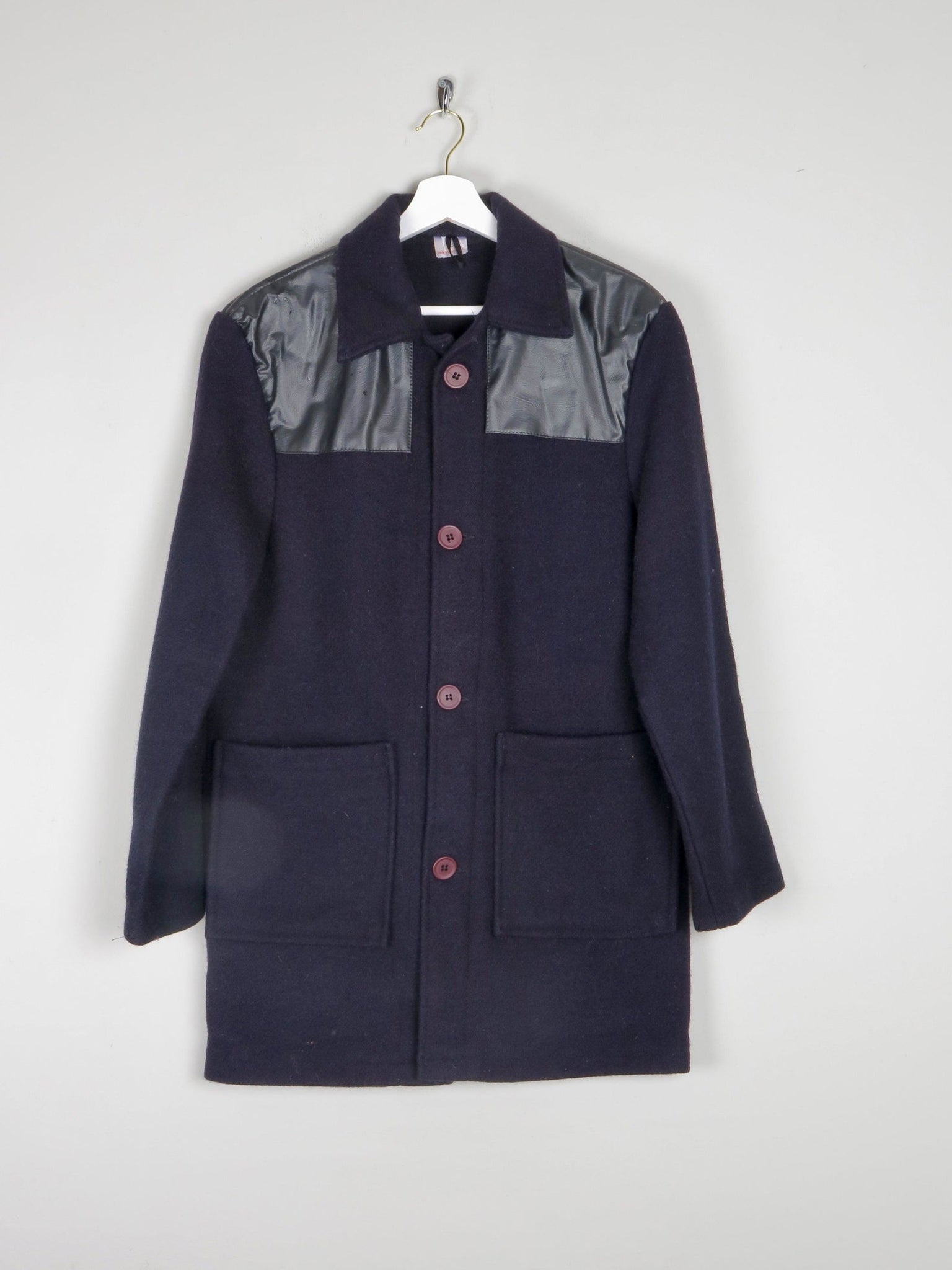 Men's Vintage Classic Navy Donkey Jacket S - The Harlequin