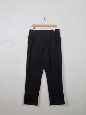 Men's Vintage Dickies Black Trousers 34 W/32 L - The Harlequin