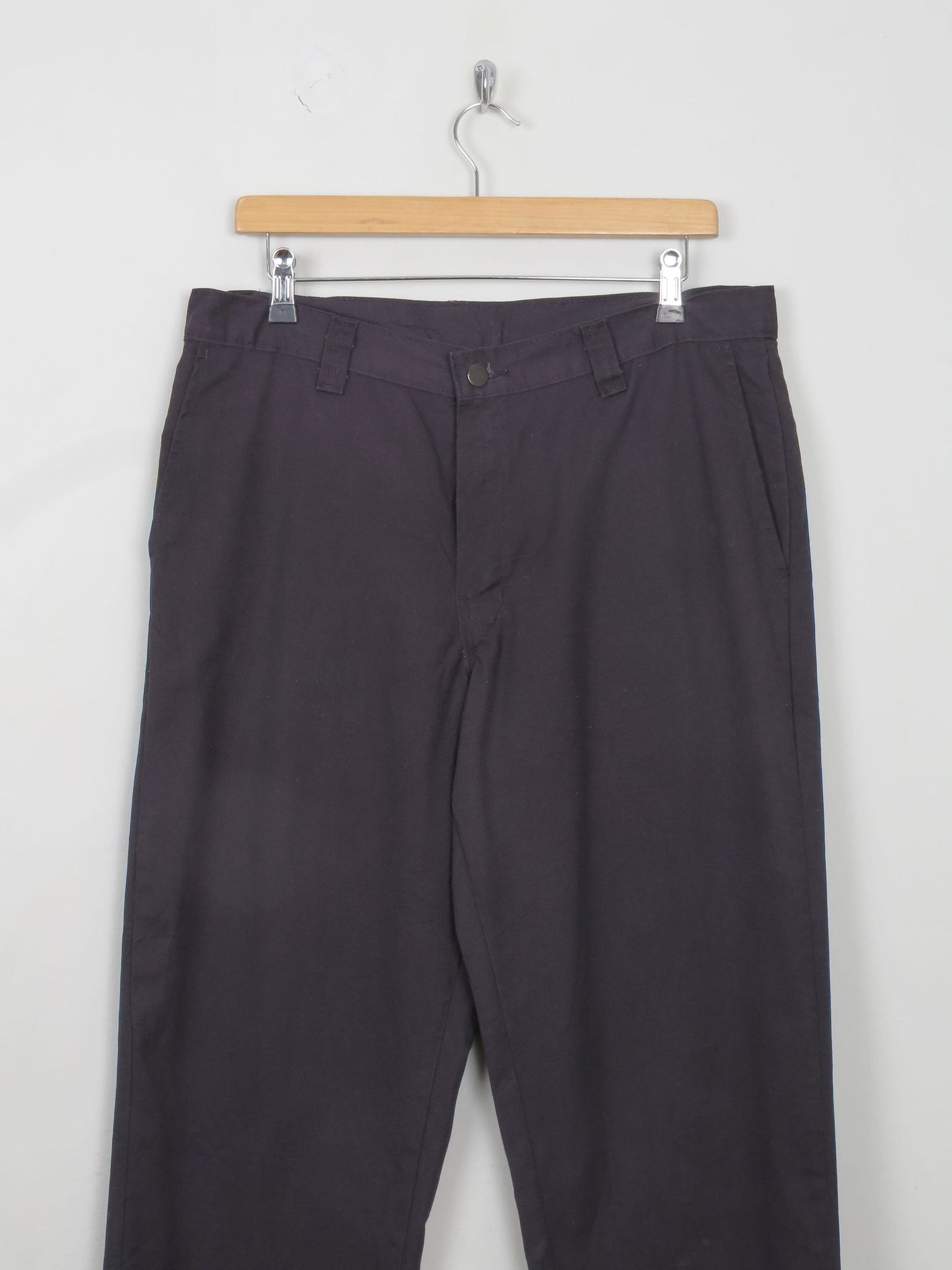 Men's Vintage Dickies Black Trousers 34 W/32 L - The Harlequin