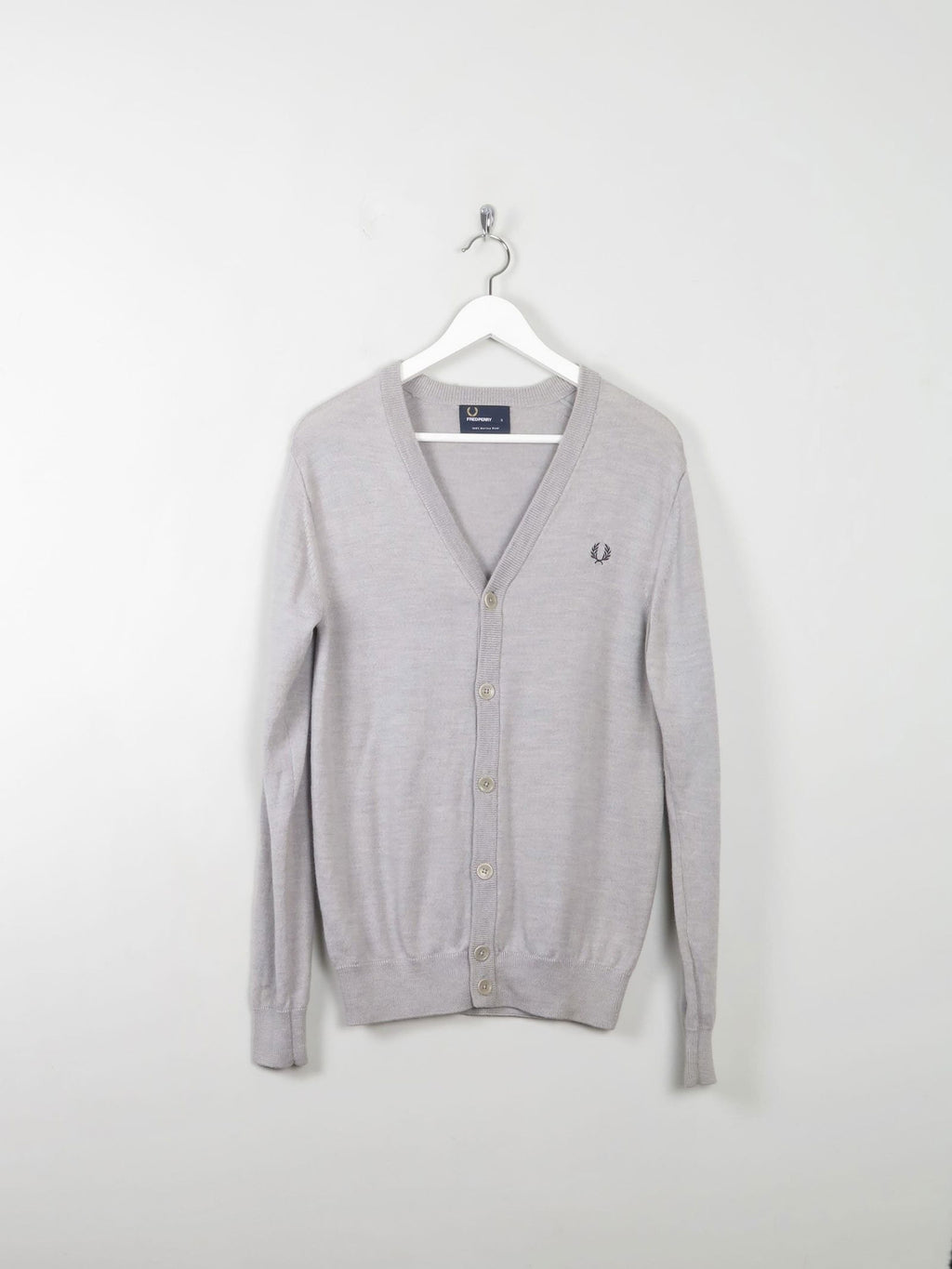 Men's Fred Perry Merino Wool Cardigan S - The Harlequin
