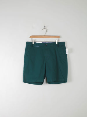 Men's Green Izod Shorts New 33"W - The Harlequin