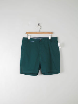Men's Green Izod Shorts New 33"W - The Harlequin