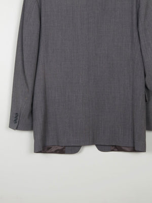 Men's Grey Three Piece Vintage Suit 38" {Oversized Jacket} - The Harlequin