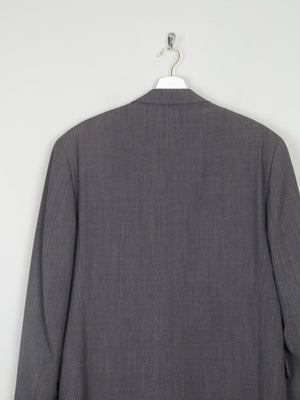 Men's Grey Three Piece Vintage Suit 38" {Oversized Jacket} - The Harlequin