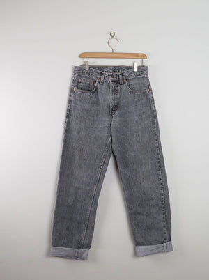 Men’s Grey Vintage Levi's Jeans 615 31" W - The Harlequin