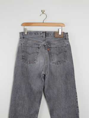 Men’s Grey Vintage Levi's Jeans 615 31" W - The Harlequin