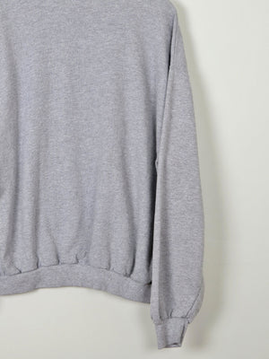 Men's Grey Vintage Nascar Sweatshirt L/XL - The Harlequin