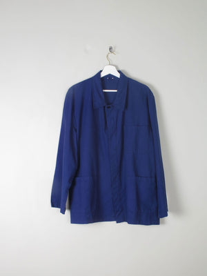Men's Indigo Blue Vintage Work Jacket L - The Harlequin