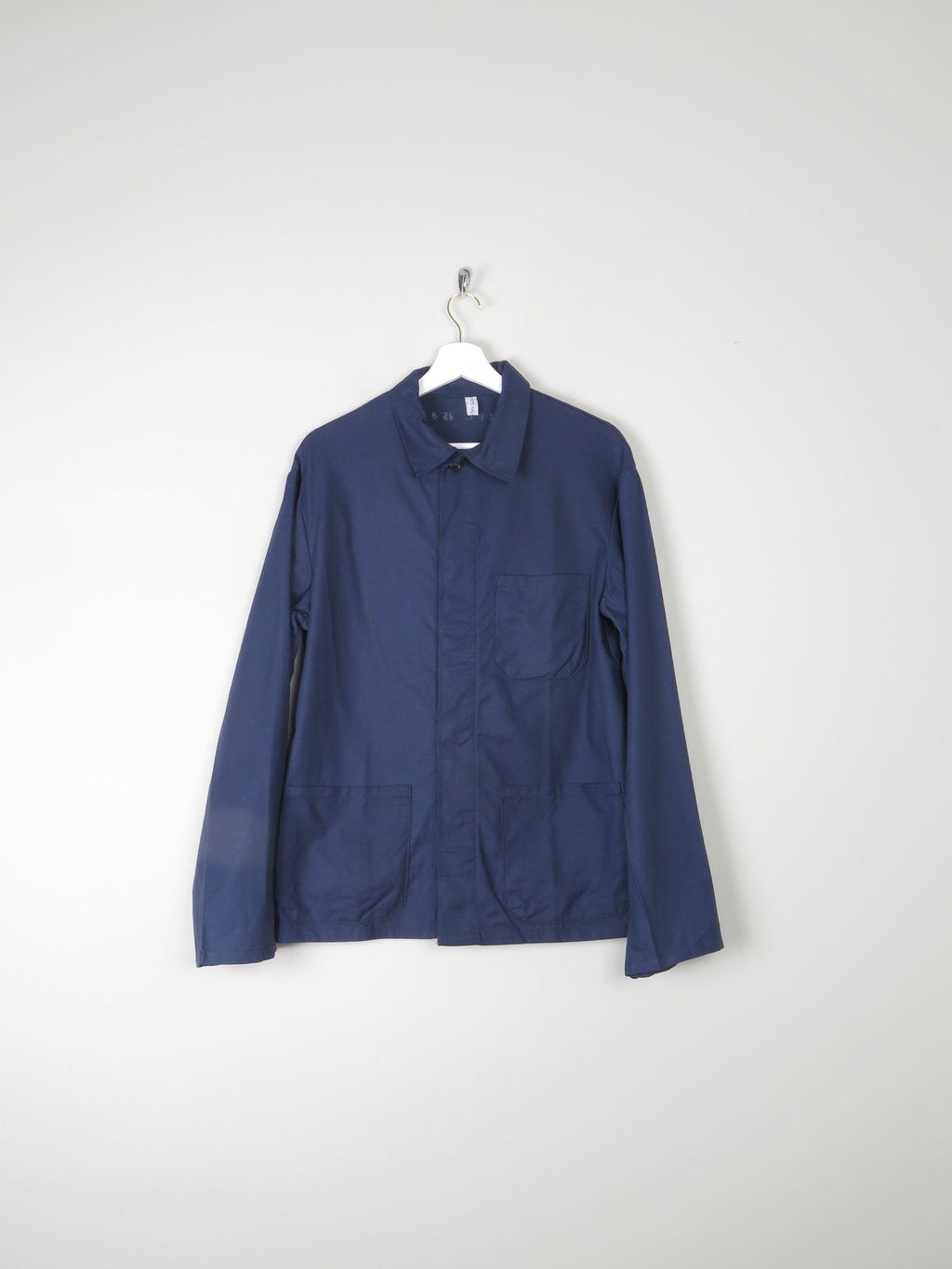 Men's Indigo Blue Vintage Work Jacket S - The Harlequin
