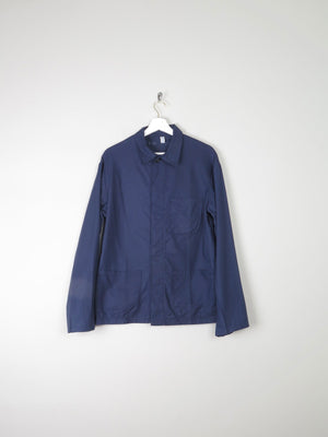 Men's Indigo Blue Vintage Work Jacket S - The Harlequin