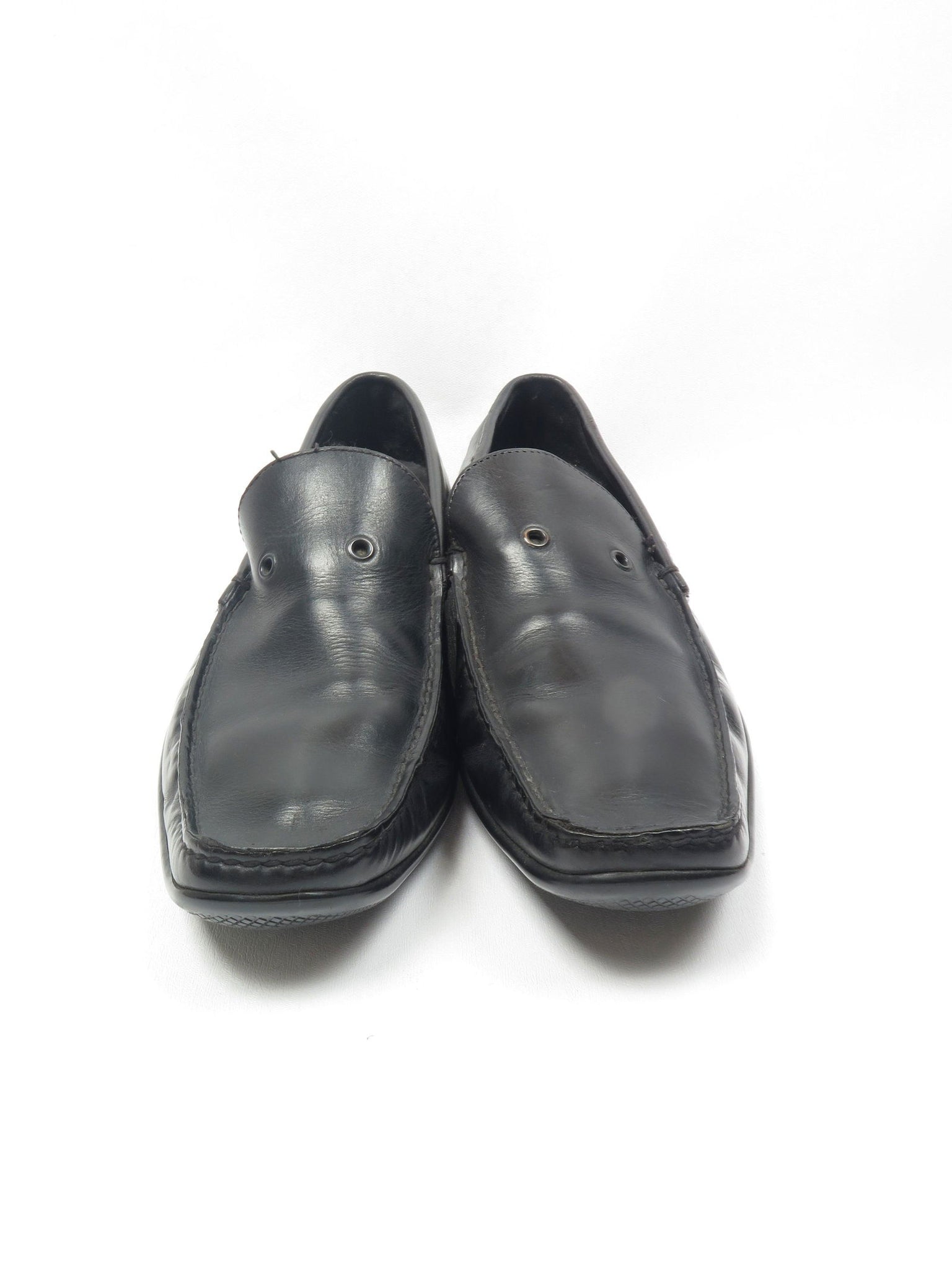 Men’s Leather Prada Loafers 9 UK 42 Eu - The Harlequin