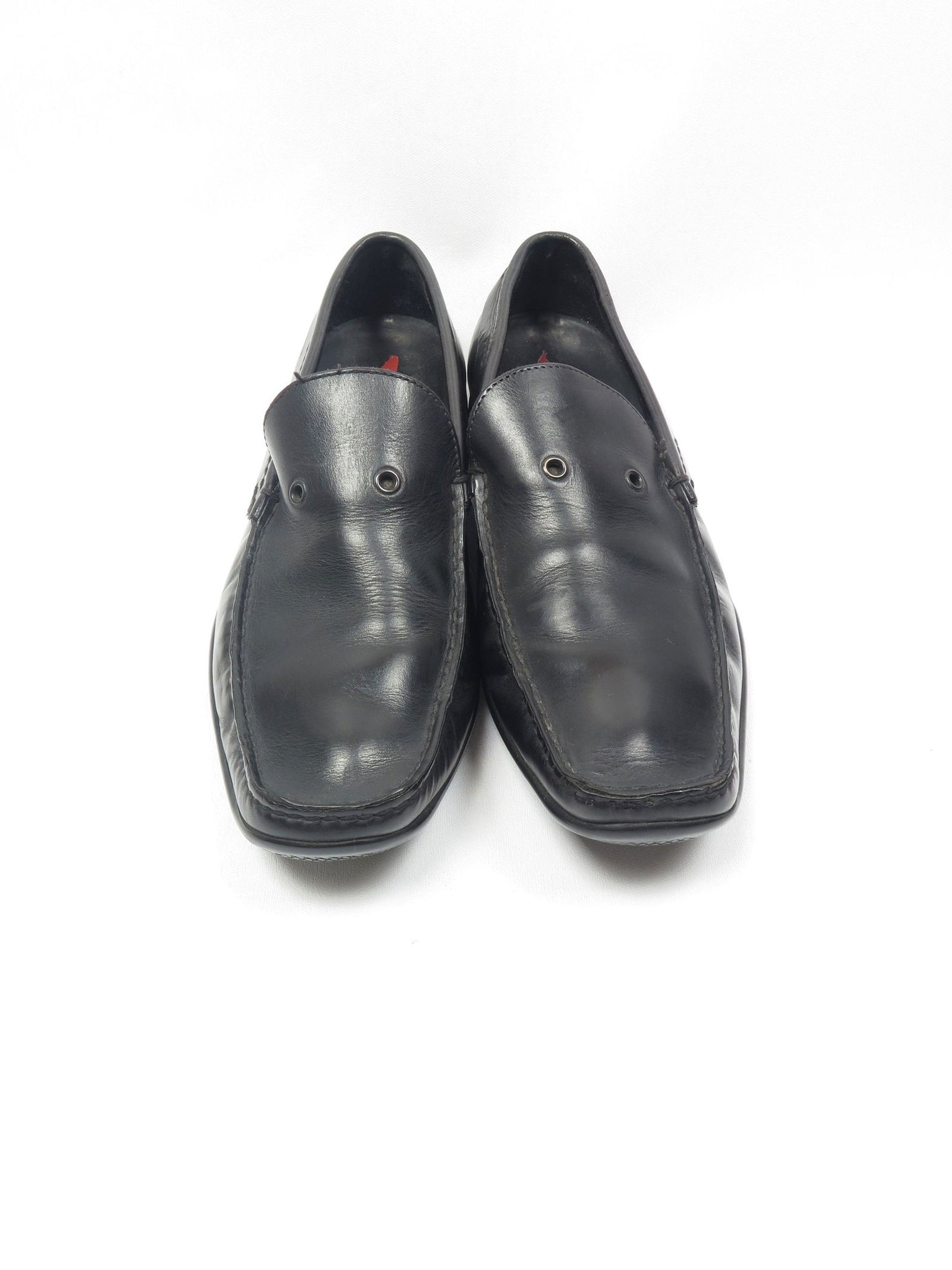 Men’s Leather Prada Loafers 9 UK 42 Eu - The Harlequin
