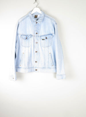 Men’s Lee Vintage Light Blue Denim Jacket M - The Harlequin