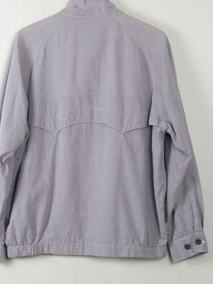 Men's Blue Check Vintage Musingwear Penguin Check Harrington Jacket L - The Harlequin