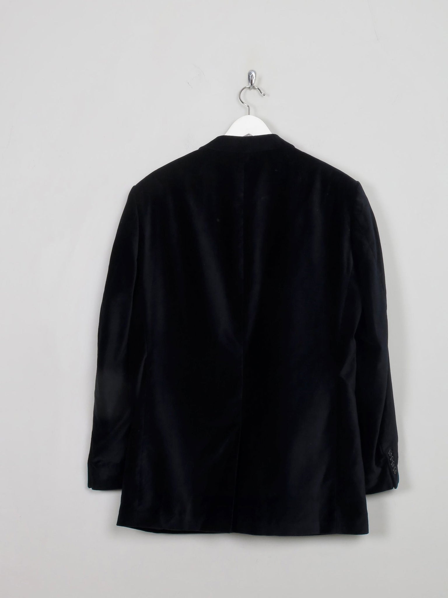 Men's Vintage Navy Velvet Jacket 42” - The Harlequin