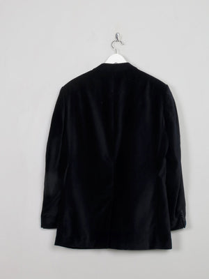 Men's Vintage Navy Velvet Jacket 42” - The Harlequin