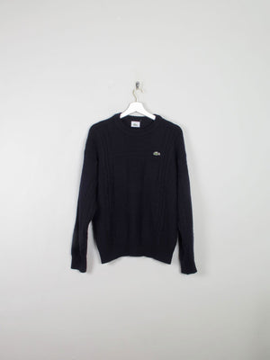 Men's Navy Vintage Lacoste Jumper S - The Harlequin