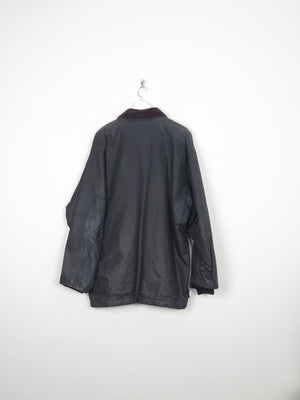 Men’s Navy Vintage Wax Jacket L/XL - The Harlequin