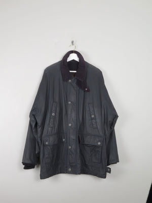 Men's Navy Vintage Wax Jacket XL - The Harlequin