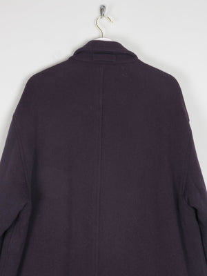 Men's Vintage Navy Wool 3/4 Double Breasted Vintage Coat L/XL - The Harlequin