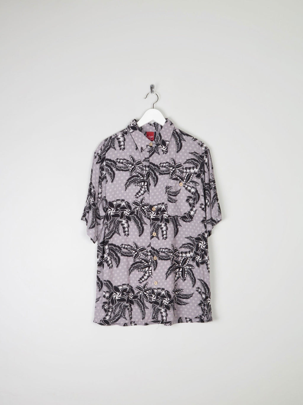 Men's Printed Hawaiian Vintage Style Shirt M - The Harlequin
