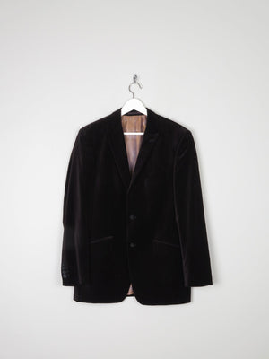 Men's Remus Vintage Brown Pinstripe Velvet Jacket 38/40R - The Harlequin