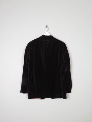 Men's Remus Vintage Brown Pinstripe Velvet Jacket 38/40R - The Harlequin