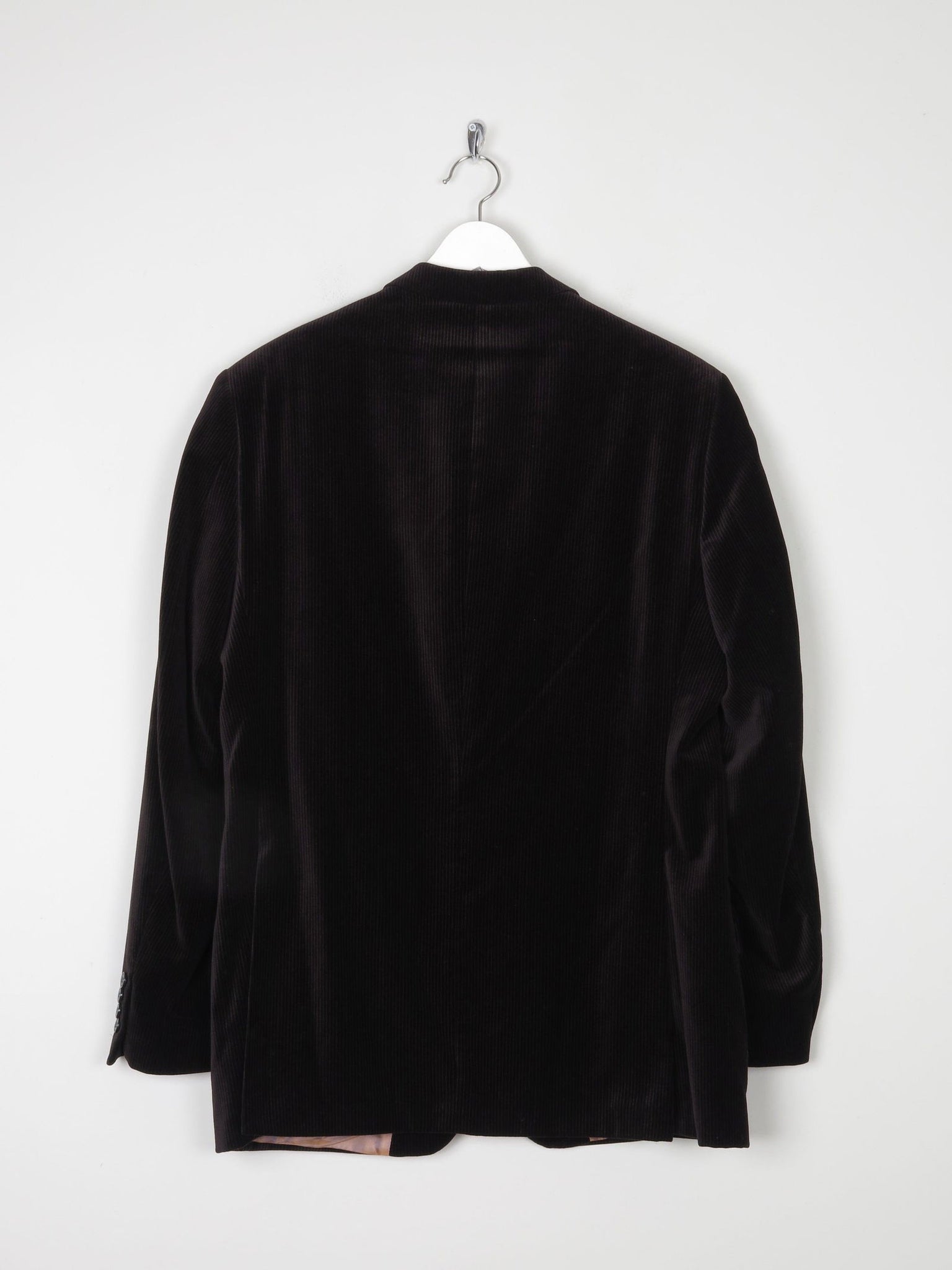 Men's Remus Vintage Brown Pinstripe Velvet Jacket 38/40R - The Harlequin