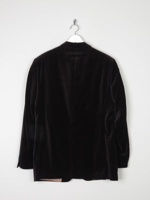 Men's Remus Vintage Brown Pinstripe Velvet Jacket 38/40R - The Harlequin