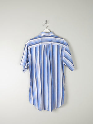 Men’s Striped Cotton Vintage Lacoste Short Sleeve Shirt 42/ L - The Harlequin