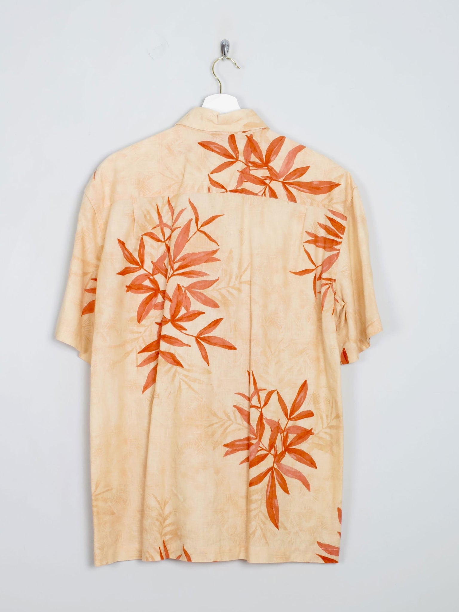 Men's Tangerine Vintage Hawaiian Shirt M/L - The Harlequin