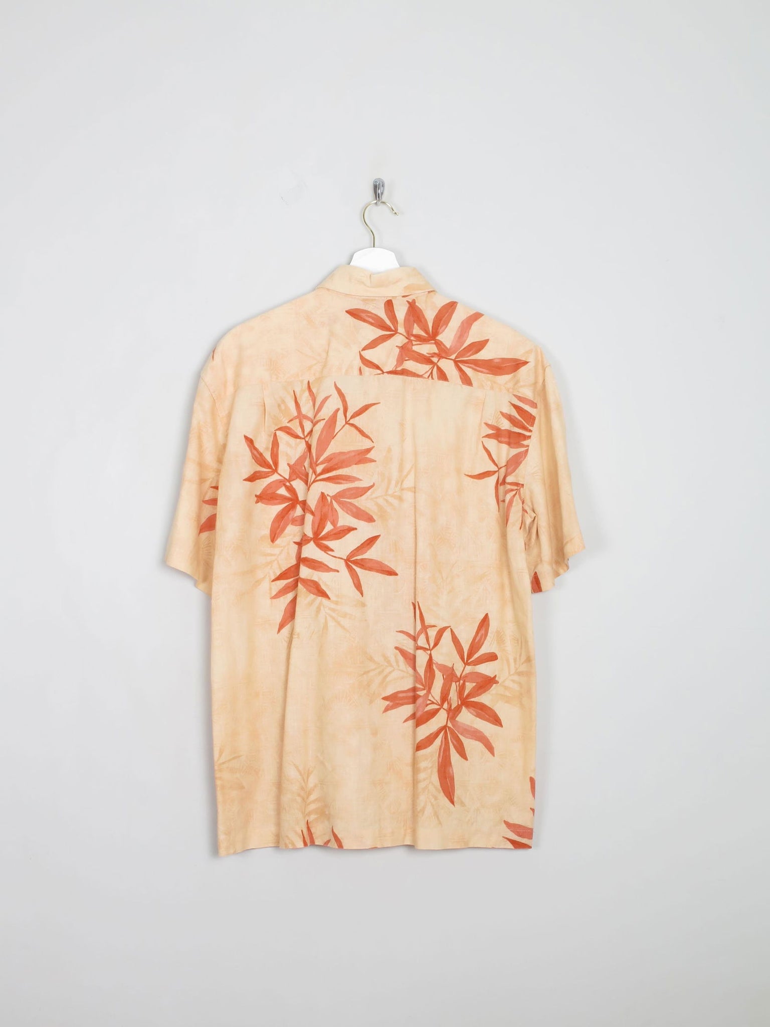 Men's Tangerine Vintage Hawaiian Shirt M/L - The Harlequin