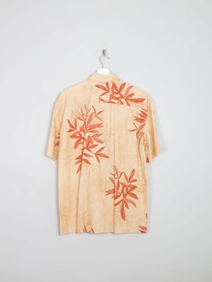 Men's Tangerine Vintage Hawaiian Shirt M/L - The Harlequin