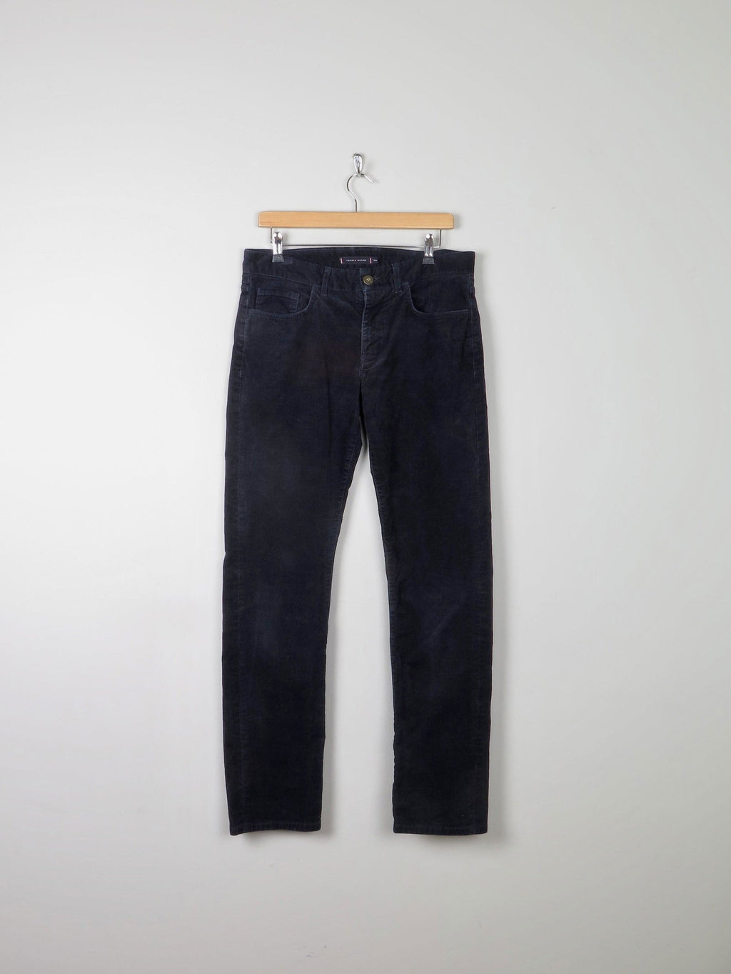 Men’s Tommy Hilfiger Navy Cord Jeans Straight Leg 32/32 - The Harlequin